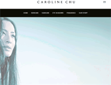 Tablet Screenshot of carolinechu.com